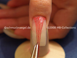Skeleton leaf and tweezers