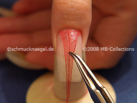 Skeleton leaf and tweezers