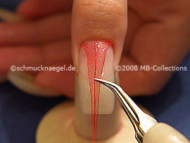 Skeleton leaf and tweezers
