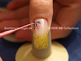 Nail art liner in the colour pink