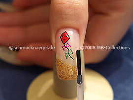 Clear nail lacquer