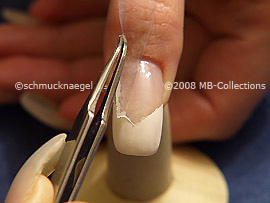 Tweezers and clear adhesive tape