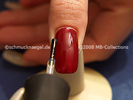 Clear nail lacquer