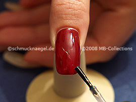 Clear nail lacquer