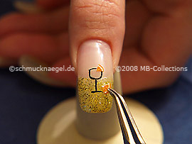 Fimo fruit and the tweezers