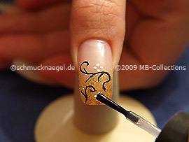 Clear nail lacquer