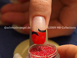 Glitter-Powder in red