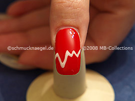 Colour gel motif 001 - Nail art 156