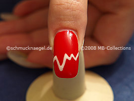 Colour gel motif 001 - Nail art 156