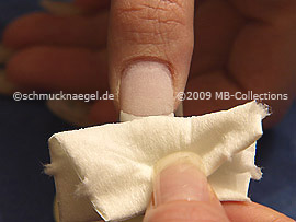 Pad and the gel cleanser to remove sticky gel residues