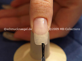 Clear nail lacquer