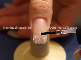 Clear nail lacquer