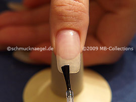 Clear nail lacquer
