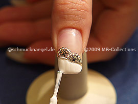 Nail lacquer in the colour white