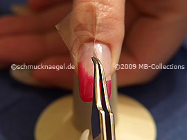 Tweezers and clear adhesive tape