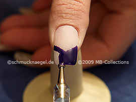 Spot-swirl and the colour gel in dark purple