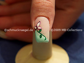 Colour gel motif 005 - Nail art 171