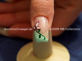 Colour gel motif 005 - Nail art 171