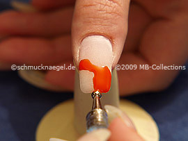 Spot-swirl and the colour gel in orange