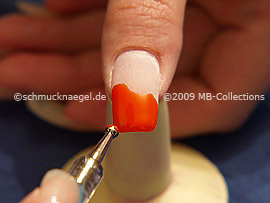 Spot-swirl and the colour gel in orange