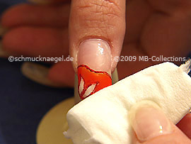 Pad and the gel cleanser to remove sticky gel residues