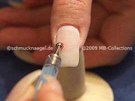Spot-swirl and the colour gel in orange