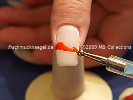 Spot-swirl and the colour gel in orange