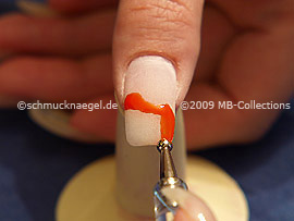Spot-swirl and the colour gel in orange