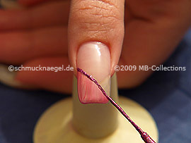 Nail art liner in the colour fuchsia-Glitter