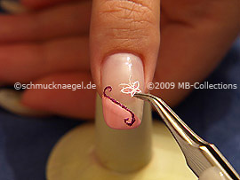 3-D butterfly nail sticker