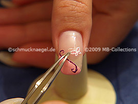 3-D butterfly nail sticker