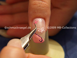 3-D butterfly nail sticker