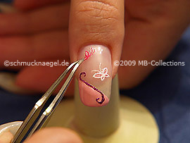 3-D butterfly nail sticker