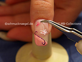 3-D butterfly nail sticker