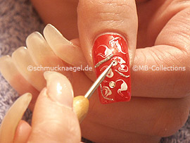 Spot-Swirl and strass stones in crystal