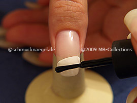 Nail lacquer in the colour black