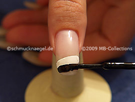 Nail lacquer in the colour black
