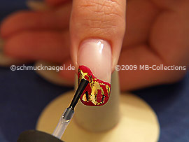 Clear nail lacquer
