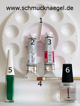 Products for the flower motif with acrylics - Acrylic, Nail art liner