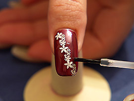 Clear nail lacquer