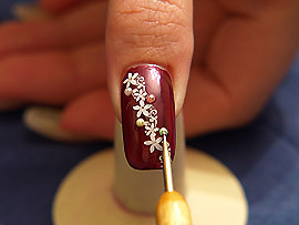 Half pearls and tweezers