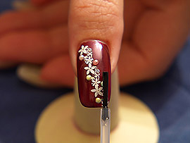 Clear nail lacquer