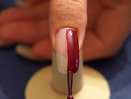Try to apply evenly the colour