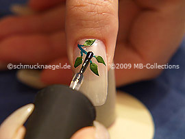 Clear nail lacquer