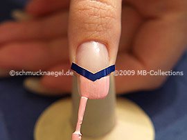 Nail lacquer in the colour pink