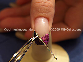 Hologram foil and the tweezers