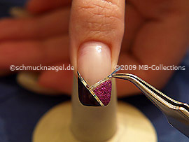 Hologram foil and the tweezers