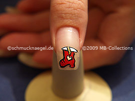 Christmas motif 11 - Nail art motif 195