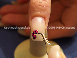 Hologram foil and the tweezers