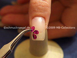 Hologram foil and the tweezers